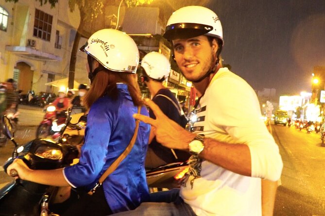 Award-winning Saigon Food Tour with GirlPower Drivers | KissTour - The scooter setup: comfort, safety, and what you control