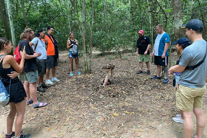 Ben Duoc 'Less-Crowded' Cu Chi Tunnels Half-Day Tour - Wartime context you can see: Hoang Cam kitchen and propaganda scenes