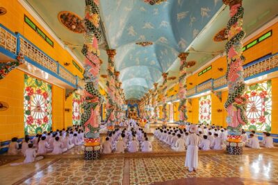 Black Virgin Mountain, Cao Dai Temple & Ben Duoc Cu Chi Tunnel - Cao Dai Temple (Holy See): where ceremony matters more than wandering