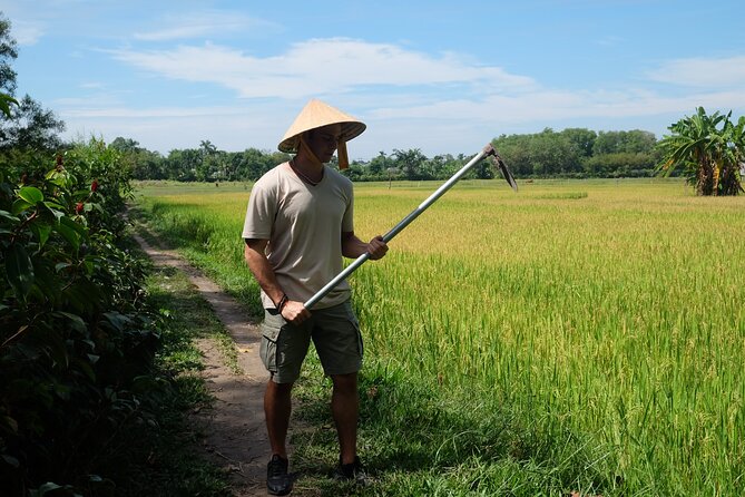Exploring organic farm & Vietnamese Culinary with Master chef - Rice paper and cashew candy: your hands-on souvenirs