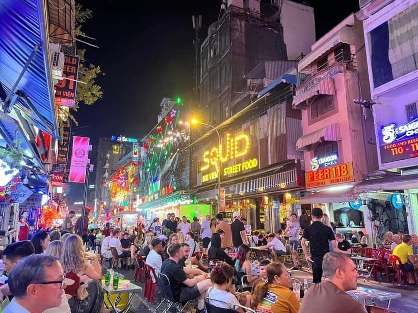 Free E-sim Saigon Nightlife Hopping Tour - Japanese Town Walk: The First Hour Sets a Different Tone