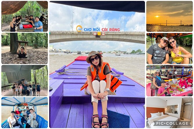 From Ho Chi Minh: Mekong Delta Can Tho Floating Market 2-Day Tour - Day 1 in Can Tho: check-in, then use the night wisely