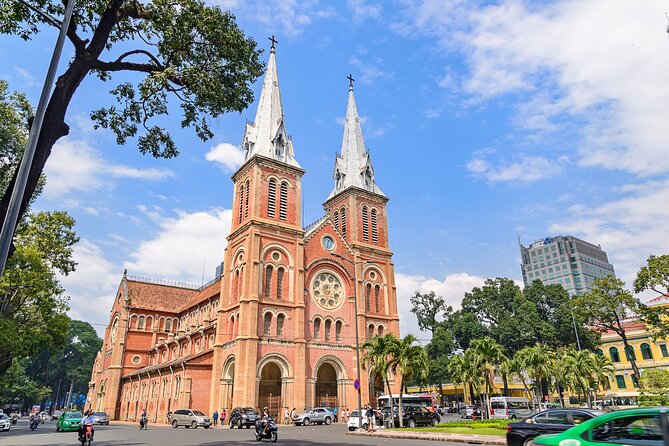 Full-Day Ho Chi Minh City Tour with Colonial Heritage & Chinatown - Notre Dame Cathedral Exterior: French-Lined Streets Without the Museum Feeling