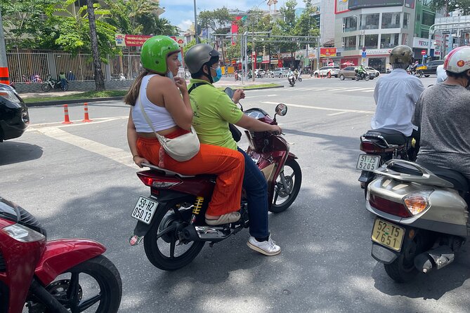 Good Morning Saigon Tour by Motorbike and Scooter - District 4: street vendors at first light