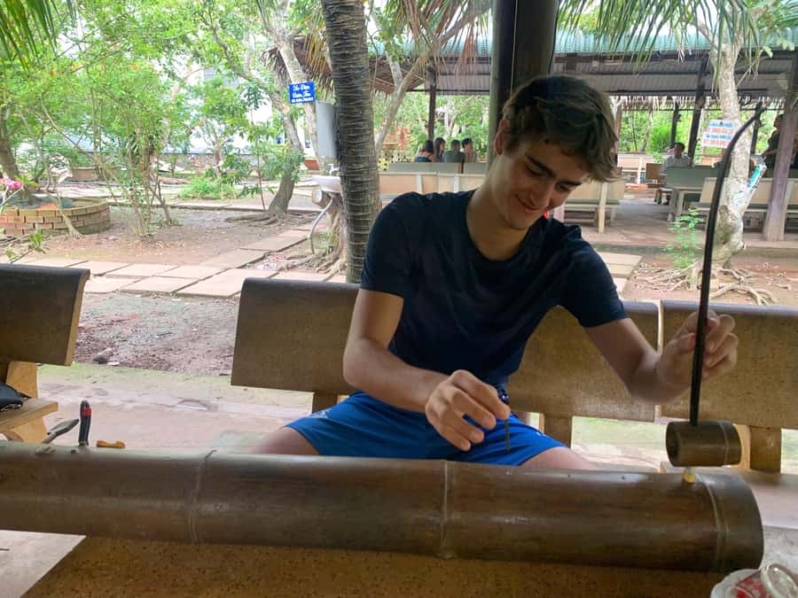 HCM: Authentic Mekong Delta - Boat, TukTuk, Khot Cake Making - Bánh khọt cooking class: the most practical souvenir you’ll take home