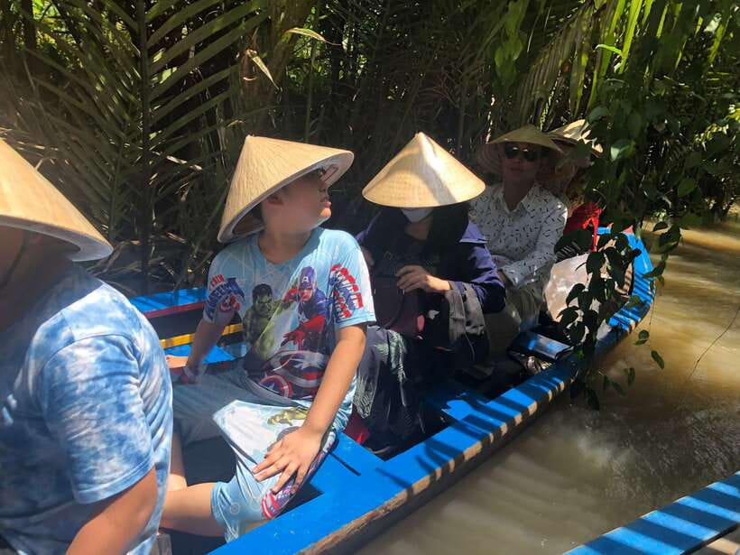 HCM: Mekong Delta Islands Boat & Tuk-Tuk Tour with Tastings - Bee farm honey tea and coconut candy: tastings with a real craft behind them