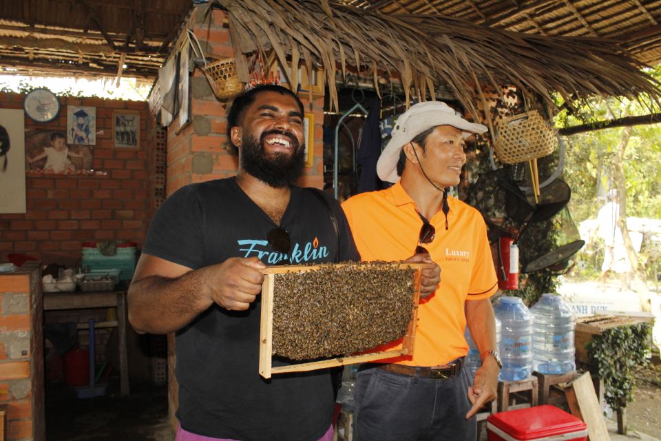 HCM: Mekong Delta, My Tho & Ben Tre Coconut Village - Vinh Trang Pagoda: the quick culture stop that sets the tone