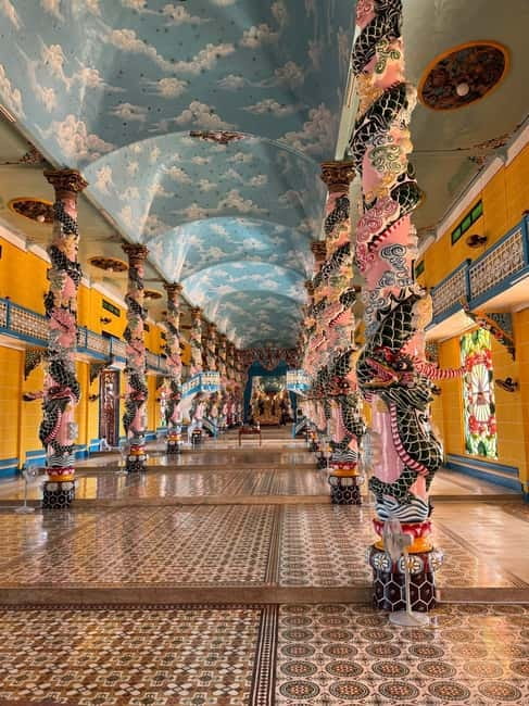 HCM: Tay Ninh, Black Virgin Mountain, & Cao Dai Temple Tour - Cao Dai Temple: Watch a Living Religion in Action