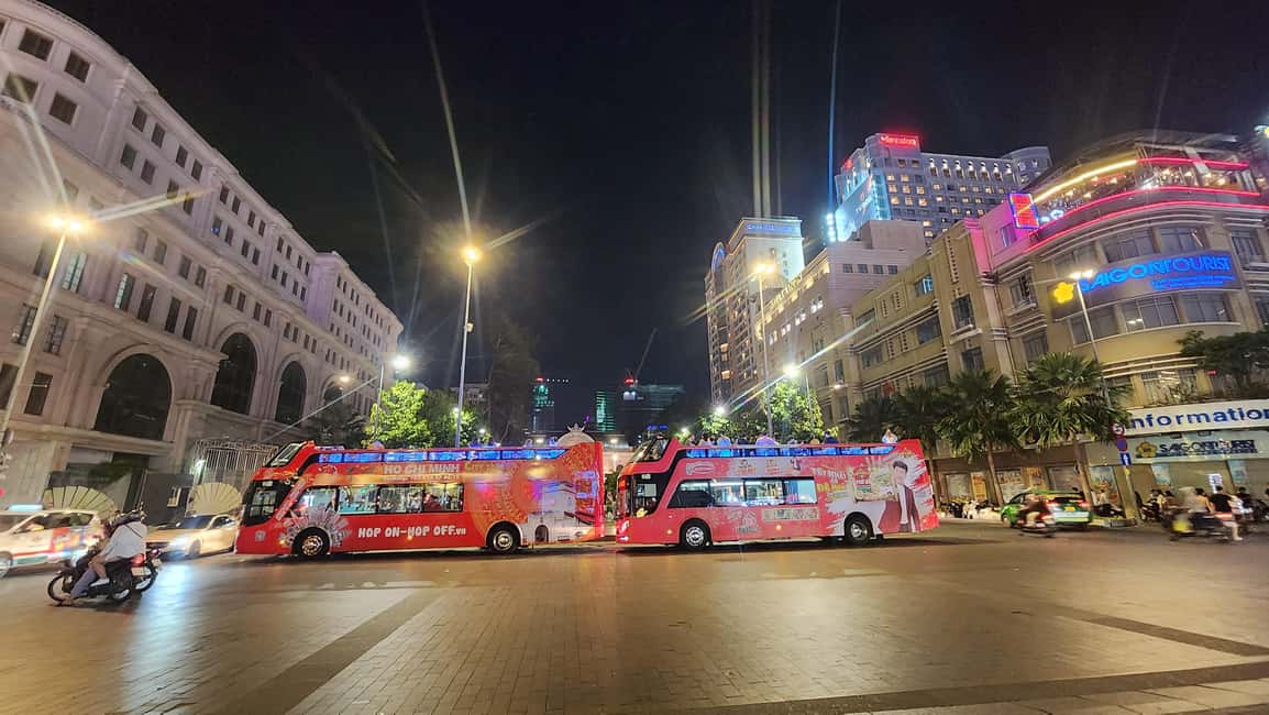 Ho Chi Minh City: Late-Night Open-Top Bus Tour - A 45-Minute Night Loop on a Red Double-Decker