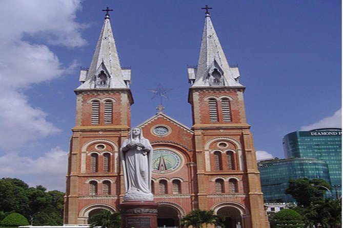 Ho Chi Minh City private full-day tour with Lunch included - Saigon Notre-Dame Cathedral (maintenance note) and the French colonial core