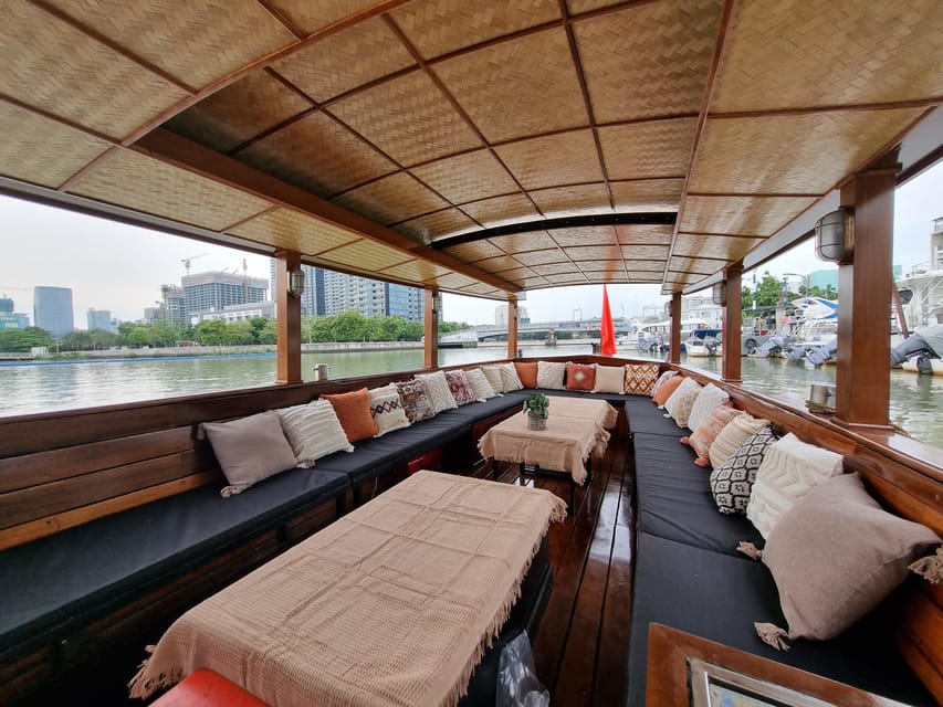 Ho Chi Minh City: Saigon River Boutique Cruise - Comfort on Board: Sliding Roof, Restroom, and the Onboard Bar