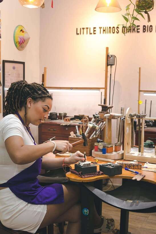 Ho Chi Minh City Vietnam: Silver Jewelry Making Workshop - Finding Dream House Studio in Saigon