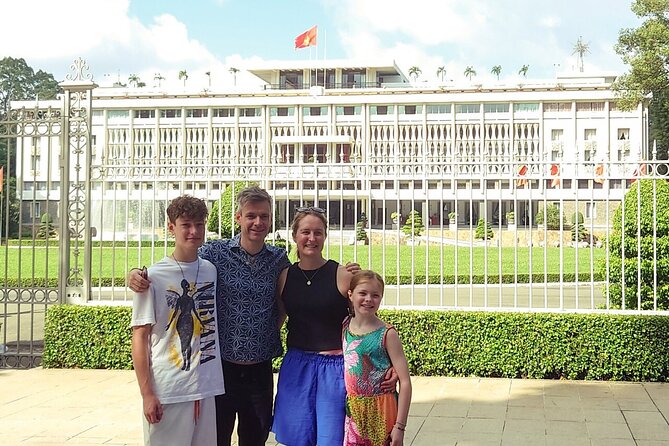 Ho Chi Minh City with Street Food Tour by Cyclo - Independence Palace from the outside: a quick history reset