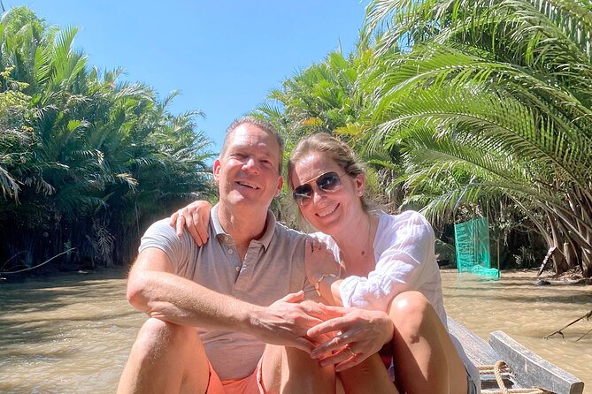 Incredible Mekong Delta Tour 3-day from Ho Chi Minh City - Châu Đốc and Sam Mountain: temple steps with border-country views
