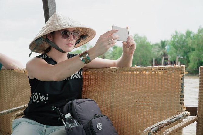 Mekong Delta 4 Islands, TukTuk, Boat, Try Khot Cake Local Cooking - First cultural stop: Vinh Trang Pagoda as your “set the scene” moment