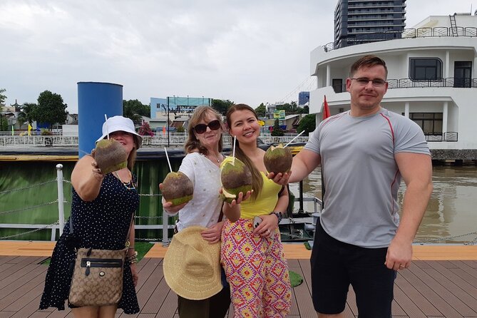 Mekong Delta Full Day Trip - My Tho & Ben Tre - Small Group Tour - My Tho on the Tien River: fruit, folk music, and island views