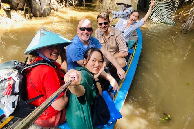 Mekong Delta Nature Cano-Kayak-Cycling & Fishing Private Day Trip - Cycling Rice Fields and Xom Trau Pagoda’s Underground Tunnel