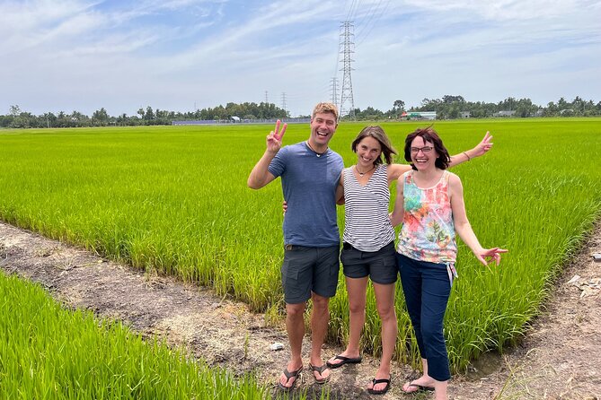 Mekong Delta Tour with Kayaking, Cycling and Cooking - Family Garden Farm Cycling: Rice Fields, Orchards, and Spring Rolls