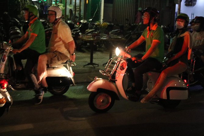Saigon After Dark Vespa Street Food Tour + Live Music 4 hours - The live music bar hour: why that part matters