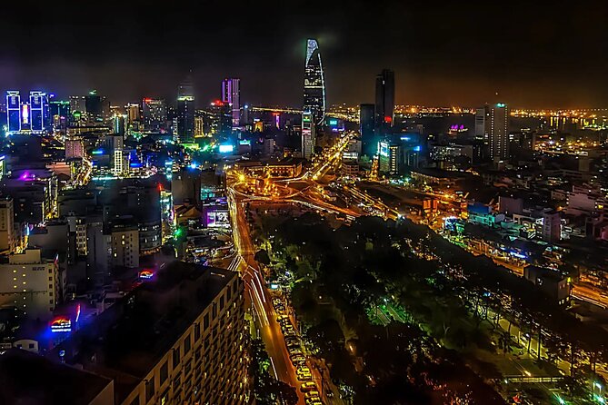 Saigon After Dark With Seafood, Beer & Live Music Bar - Rooftop bar views + the included drinks