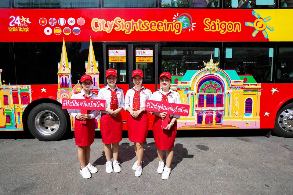 Saigon: City Sightseeing Hop-On Hop-Off Bus Tour - Audio commentary and headphones: how to get the most out of it