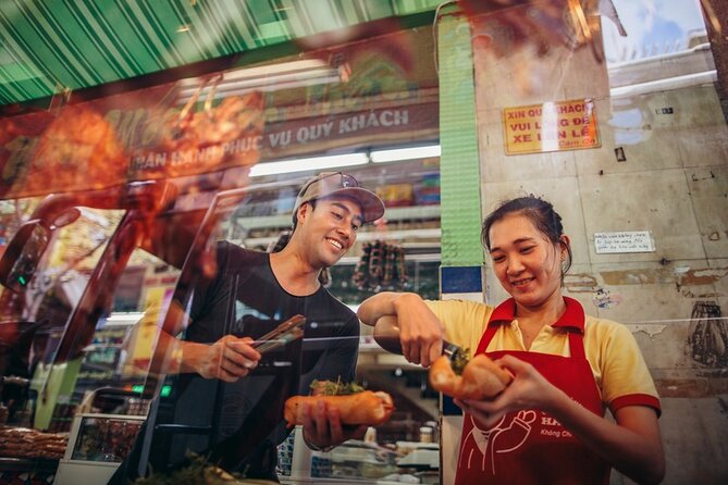 Saigon Night Bites on Foot: Local Vendors, Stories & Sweet Finish - Stop with the comforting bowl: hủ tiếu bò kho and xa xiu