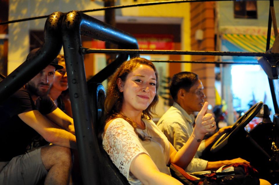 Saigon: Private Food Tour Discovery & City Tour by Jeep - 18:00 Jeep pickup, night traffic, and why this matters