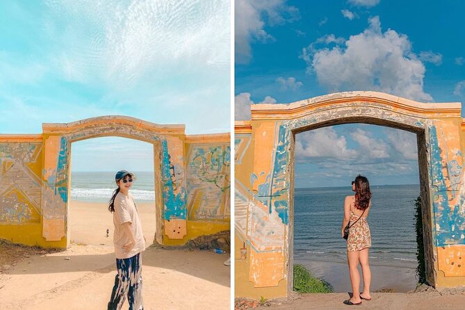 Vung Tau Full-Day Tour with Beach, Christ Statue & White Palace - Nghinh Phong Cape and the Gate of Heaven: breezy seaside atmosphere